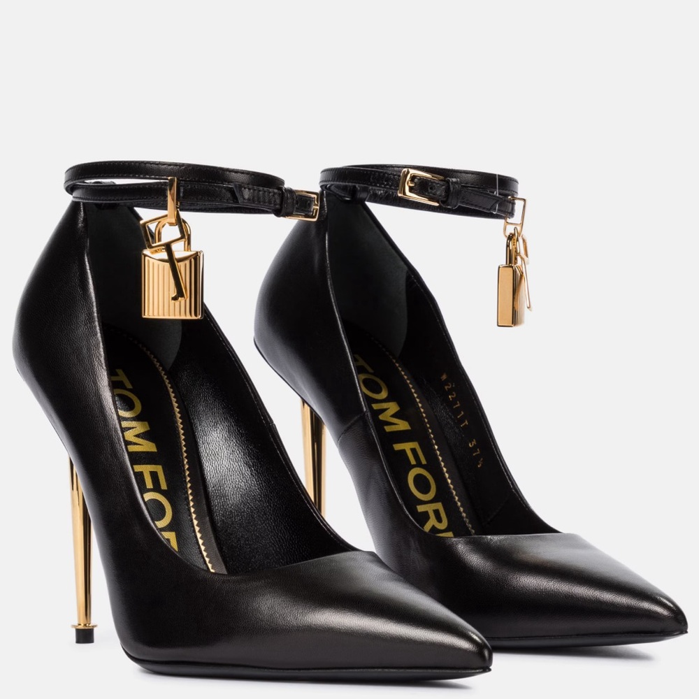 Tom Ford 
Padlock Leather pumps heels